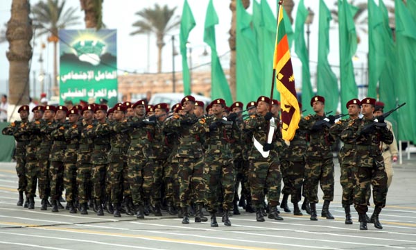 Sri Lankan troops in Libya 2