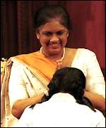 President Kumaratunga