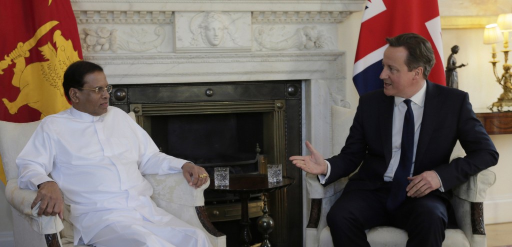 sirisena&cameron
